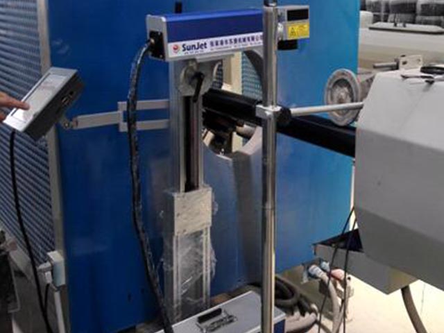塑料管材光纖激光打標機
